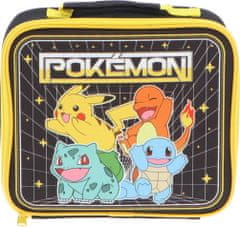 CurePink Taška na svačinu Pokémon: Retro hraní (20 x 23 x 8 cm)