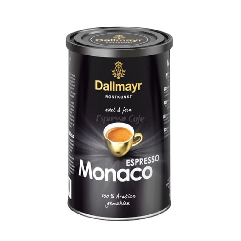 Levně Dallmayr Espresso Monaco Doza mletá káva 200g