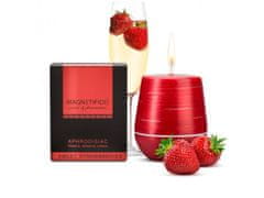 Magnetifico Power Of aphrodisiac candle Sweet strawberries / afrodiziakální vonná svíčka