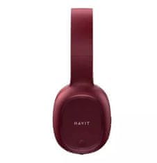 Havit sluchátka bluetooth přes hlavu H2590BT PRO červené