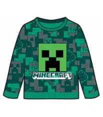 Fashion UK Dětský svetr Minecraft Greencreeper 140 cm