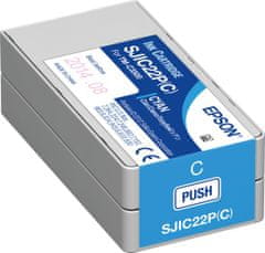 Epson ColorWorks SJIC22P(C): Ink cartridge, cyan, pro CW C3500 (C33S020602)