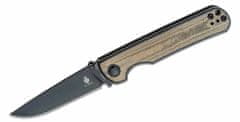 Kizer V3594C2 Rapids Black & Green kapesní nůž 8,8 cm, černá, zelená, G10, Micarta