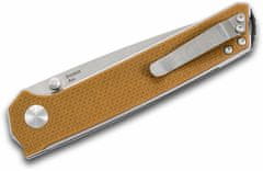 Kizer V4516A4 Domin Brown kapesní nůž 8,8 cm, hnědá, G10
