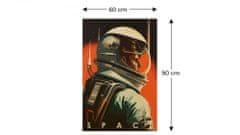 Allboards Obraz Zamyšlený Kosmonaut 90x60 ALLboards CANVAS CAN96_93