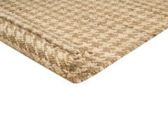 Beliani Jutový koberec 160 x 230 cm béžový ARAPTEPE
