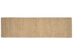 Beliani Jutový koberec 80 x 300 cm béžový ARAPTEPE