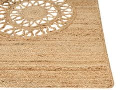 Beliani Jutový koberec 80 x 300 cm béžový HATIPOGLU