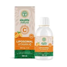 Ekolife Natura Lipozomální Vitamín C 500 mg Pomeranč, 100 ml