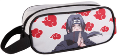 CurePink Školní penál na psací potřeby Naruto: Itachi (24 x 10 x 8 cm)
