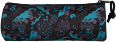 CurePink Školní penál na psací potřeby Minecraft: Greeny barel (23 x 9 x 9 cm)