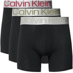 Calvin Klein 3 PACK - pánské boxerky NB3131A-GIW (Velikost M)