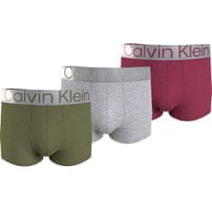 Calvin Klein 3 PACK - pánské boxerky NB3130A-GHM (Velikost M)