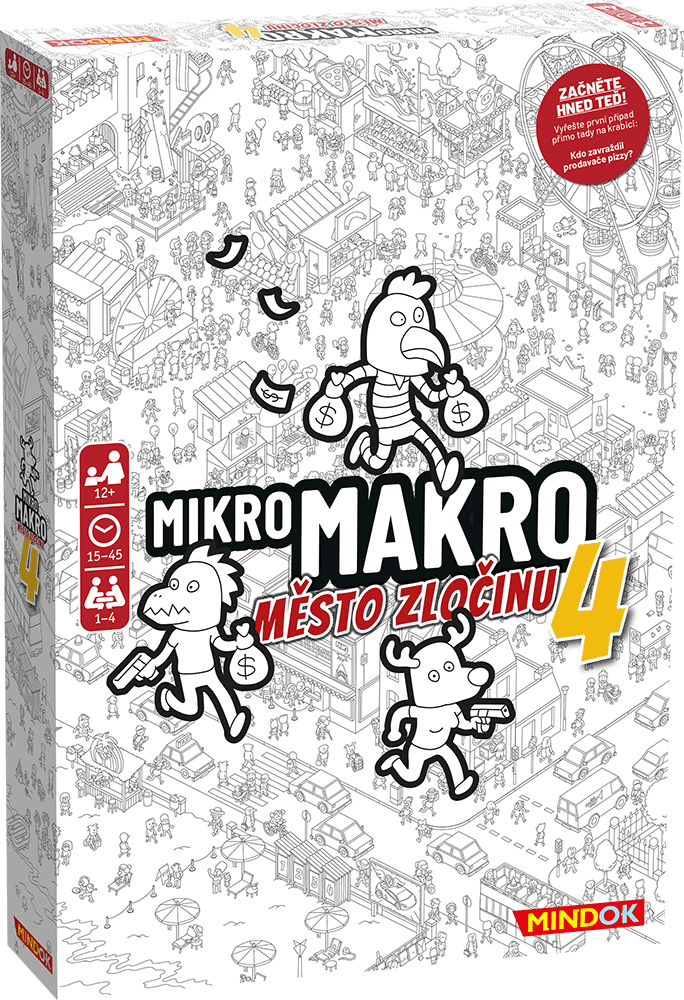 Levně Mindok MikroMakro: Město zločinu 4