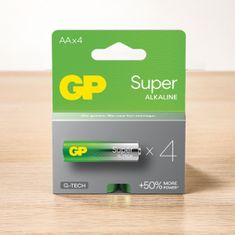 GP Alkalická baterie GP Super LR6 (AA), 4 ks
