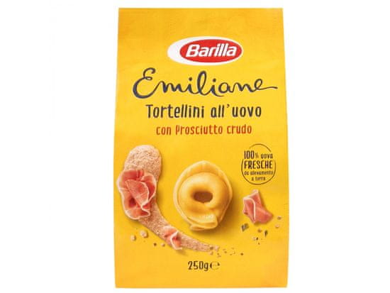 Barilla BARILLA Vaječné tortellini s prosciutto crudo 250g