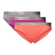 Calvin Klein 3 PACK - dámské kalhotky Bikini QD3561E-I2L (Velikost XS)