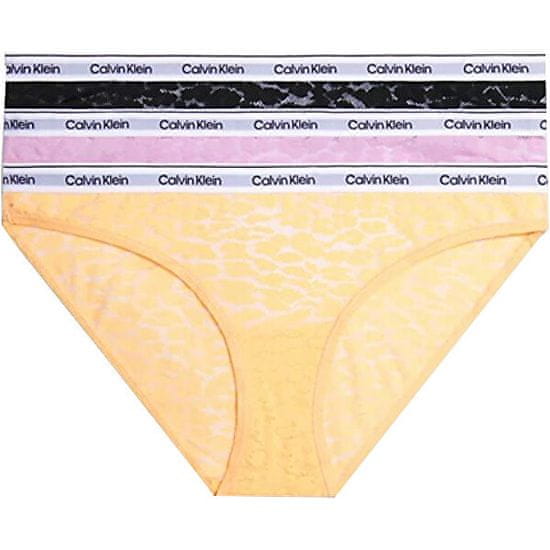 Calvin Klein 3 PACK - dámské kalhotky Bikini QD5069E-GP9