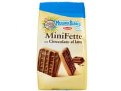 Mulino Bianco MULINO BIANCO Mini Fette - Italské mini sušenky poleté mléčnou čokoládou 110g 3 BALIKI