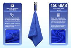 SEFIS mikrovláknová čisticí utěrka 5ks GMS450 40*40cm modrá