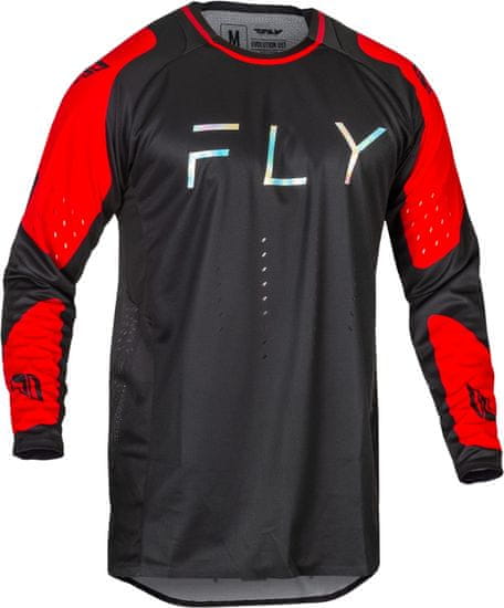 Fly Racing dres EVOLUTION DST. - USA 2024 (černá/červená)