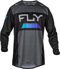 Fly Racing dres KINETIC RELOAD, - USA 2024 (šedá/černá/modrá, vel. S)
