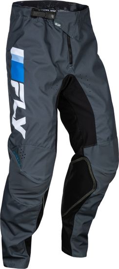 Fly Racing kalhoty KINETIC PRIX, - USA 2024 (modrá/šedá/bílá)