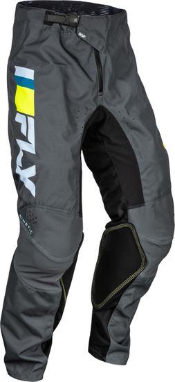 Fly Racing kalhoty KINETIC PRIX, - USA 2024 (šedá/šedá/hi-vis)