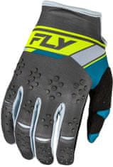 Fly Racing rukavice KINETIC PRIX, - USA 2024 (šedá/hi-vis, vel. 3XL)