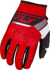Fly Racing rukavice KINETIC PRIX, - USA 2024 (červená/šedá/bílá, vel. M)
