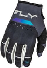 Fly Racing rukavice KINETIC RELOAD, -USA 2024 (šedá/černá/modré, vel. 3XL)