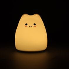 MG Little Cat RGB bezdrátová noční lampa, bíla