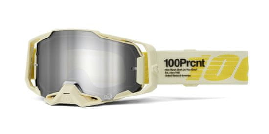 100% ARMEGA brýle BARELY, zrcadlové stříbrné plexi