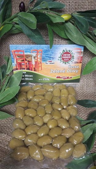 Cretan Farmers CRETAN FARMERS Olivy řecké Zelené 250 g