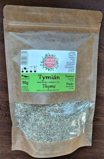 Cretan Farmers CRETAN FARMERS Koření a čaj Tymián doypack 90 g