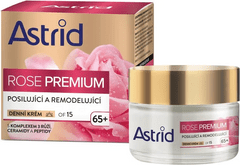 Astrid ASTRID ROSE PREMIUM 65+ Posilující a remodelující denní krém OF15 50ml