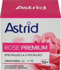 Astrid ASTRID ROSE PREMIUM 55+ Zpevňující a vyplňující denní krém OF15, 50ml