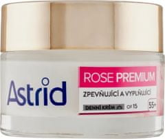 Astrid ASTRID ROSE PREMIUM 55+ Zpevňující a vyplňující denní krém OF15, 50ml