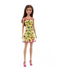 Hollywood Panenka Barbie - brunetka v motýlkových šatech - 29 cm
