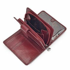 COSSET vínová dámská peněženka 4494 Komodo BO