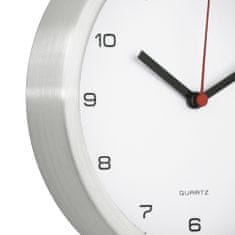 MPM QUALITY Designové kovové hodiny E01.2636, stříbrná