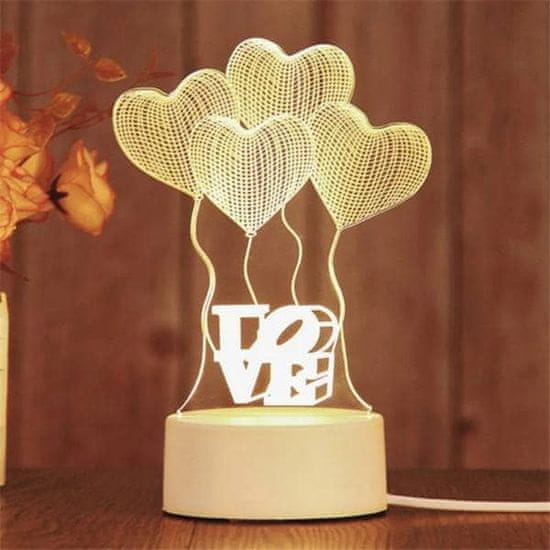 HOME & MARKER® 3D LED světlo lásky | LEDLOVE