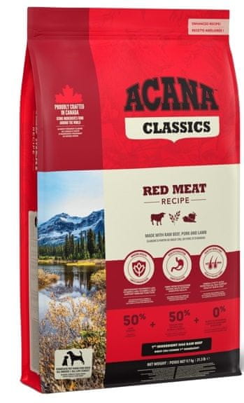 Levně Acana RED MEAT 9,7 kg CLASSICS