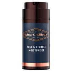 Gillette King.C.Gillette Face & Stubble Moisturizer pro muže 100 ml
