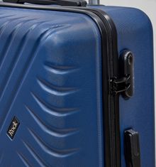 Rock Sada cestovních kufrů ROCK Santiago ABS - tmavě modrá