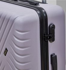 Rock Sada cestovních kufrů ROCK Santiago ABS - fialová