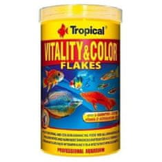 TROPICAL Krmivo pro akvarijní ryby Vitality-Color 100ml /20g vločky