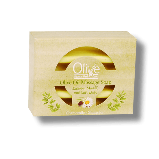 Minoan Life Olivové Masážní mýdlo Heřmánkové 100 g
