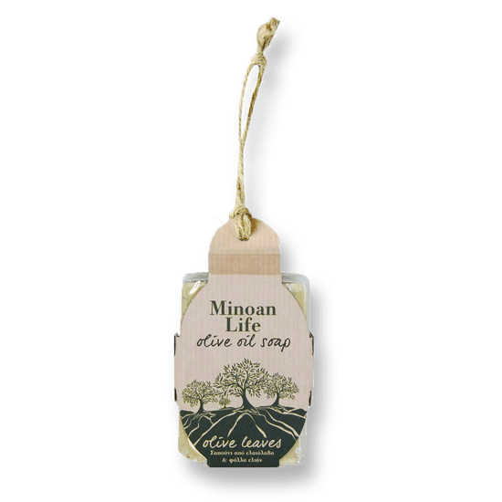 Minoan Life Olivové Závěsné mýdlo Olivové lístky 100 g