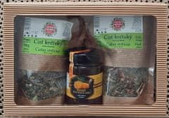 Cretan Farmers Dárková sada bylinných čajů a medů z Kréty M1